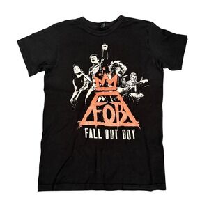 Fall Out Boy Monumentour 2014 Band T-Shirt Black Small Concert Tour Graphic Tee